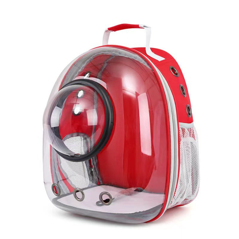 Transparent Skylight Breathable Large Capacity Pet Backpack Carrier