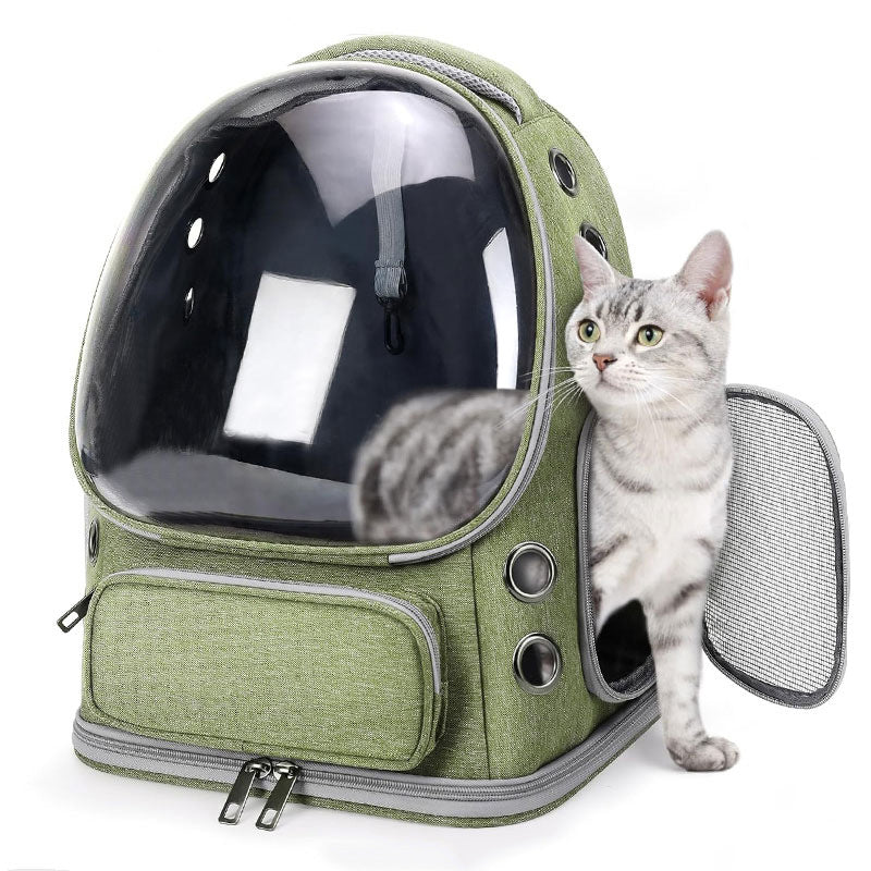 Transparent Space Capsule Style Portable Pet Backpack Carrier