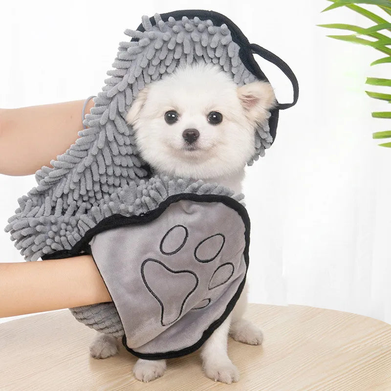 Ultra Absorbent Microfiber Pet Bath Towel Quick Dry Cloth