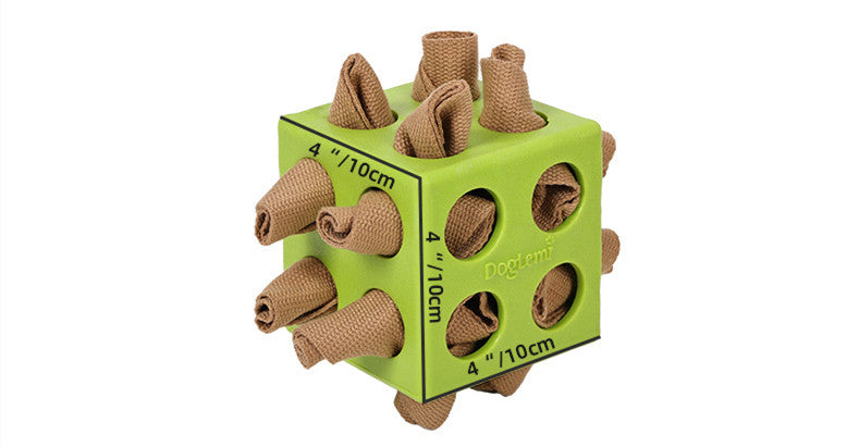 Pet Cube Molar Educational Chew Toy Durable Interactive Toy