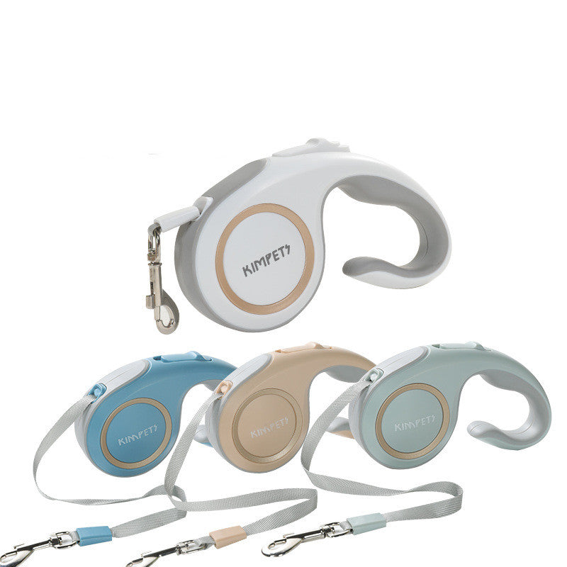 Automatic Retractable Pet Leash Durable Smooth Control System