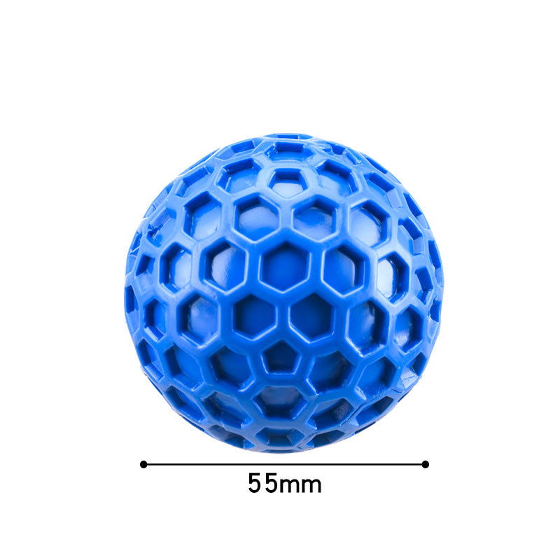 Pet Indestructible Squeaky Chew Ball Interactive Durable Toy