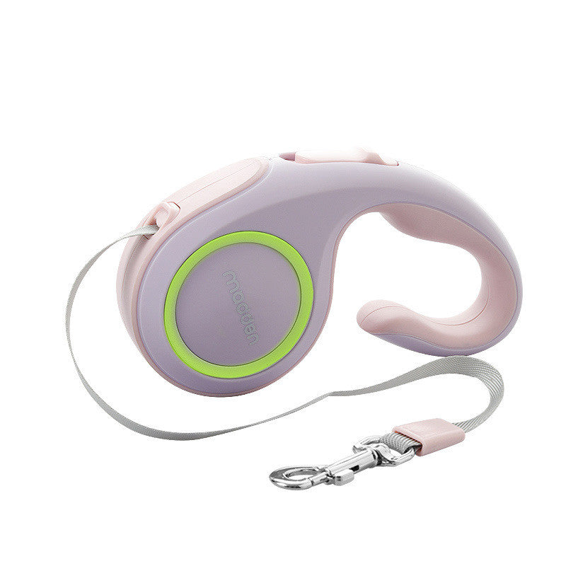 Automatic Retractable Pet Leash Durable Smooth Control System