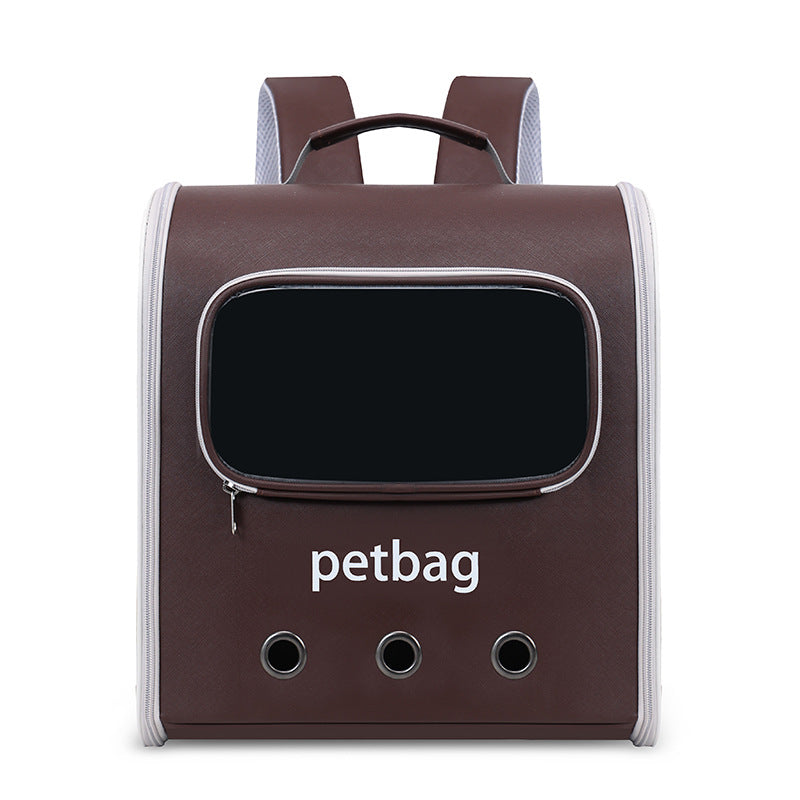 Large Capacity Transparent Window Pet Backpack Portable Carrier