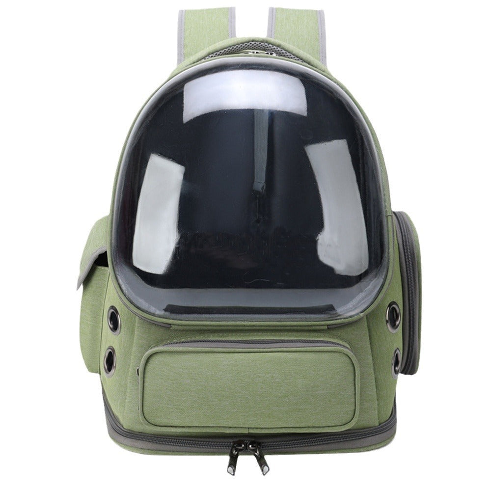 Transparent Space Capsule Style Portable Pet Backpack Carrier