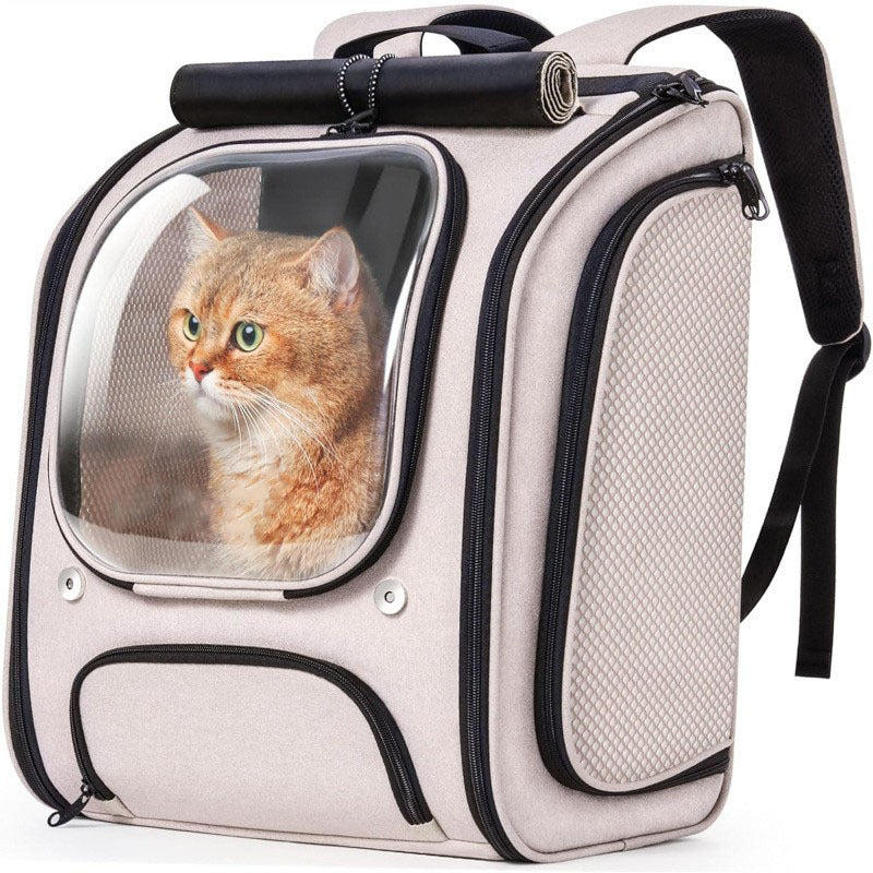 Portable Aviation Style Fashion Pet Backpack Breathable Travel Bag