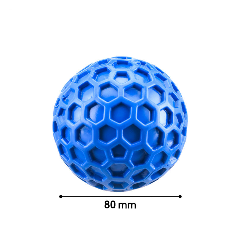 Pet Indestructible Squeaky Chew Ball Interactive Durable Toy