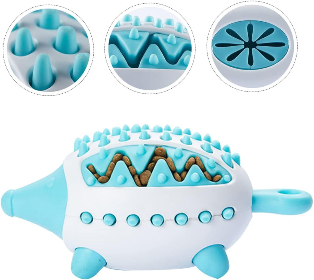 Pet Puzzle Treat Dispensing Squeaky Ball Bite-Resistant Toy