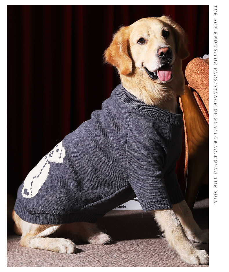 Pet Winter Thick Sweater Warm Large Size Clothing