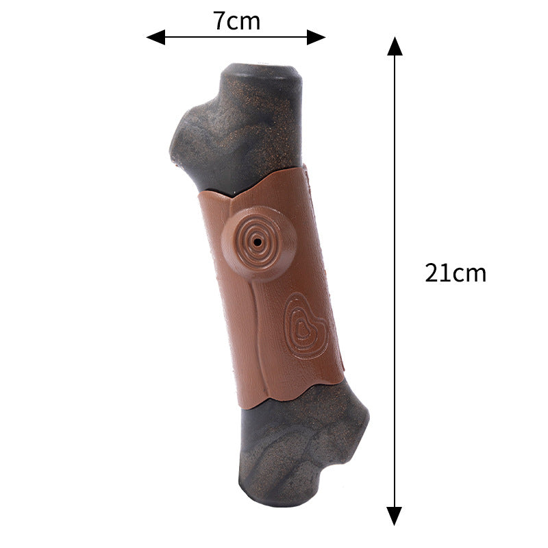 Pet Indestructible Chew Toy Bacon Flavor Durable Aggressive Chewers