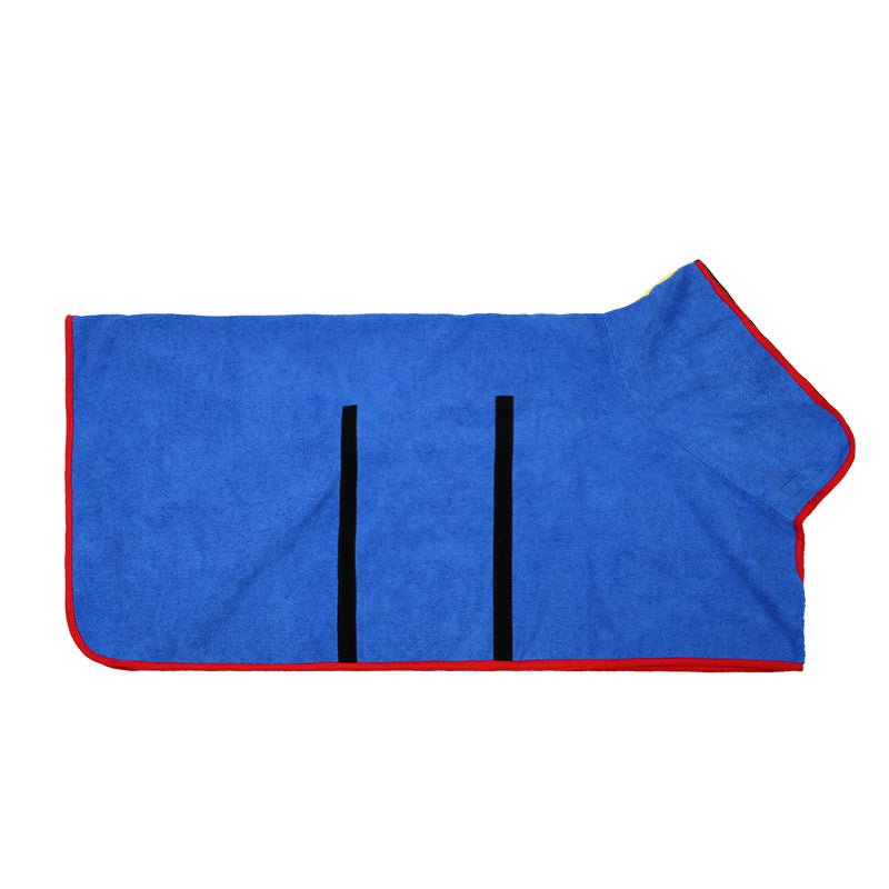 Pet Bathrobe Style Shirt Tucked Waist Comfort Clothing