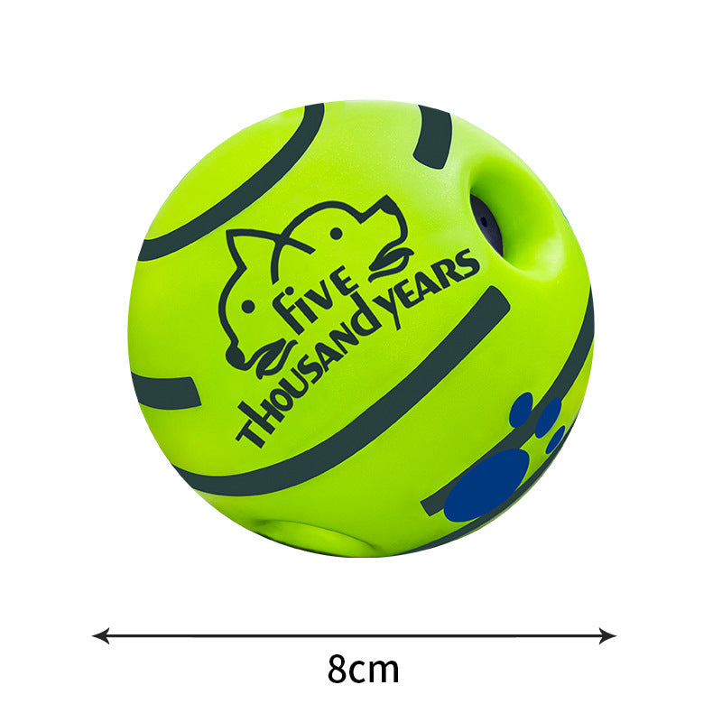 Pet Toy Ball Teeth Cleaning Bite-Resistant Squeaky Toy