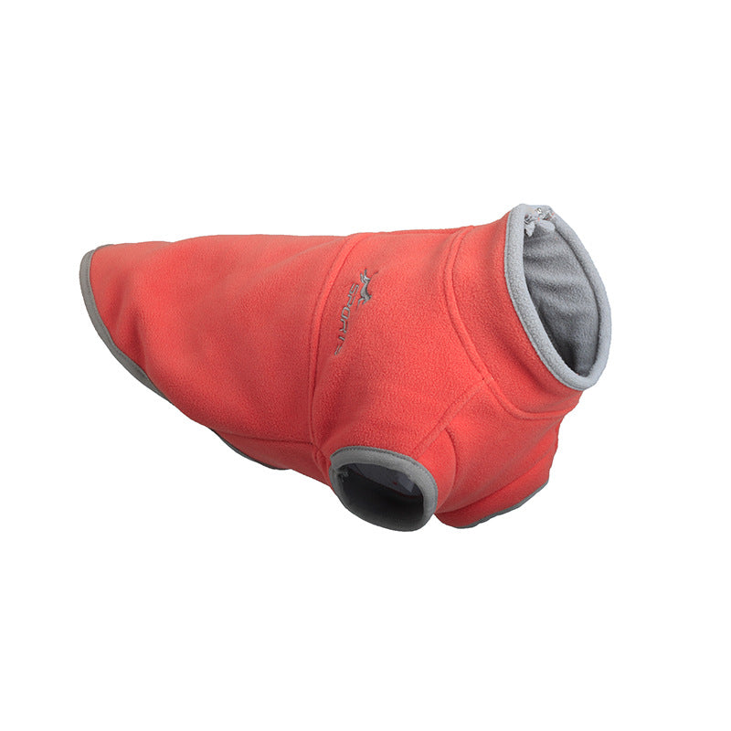Solid Color Thick Polar Fleece Pet Sweater Warm Wear