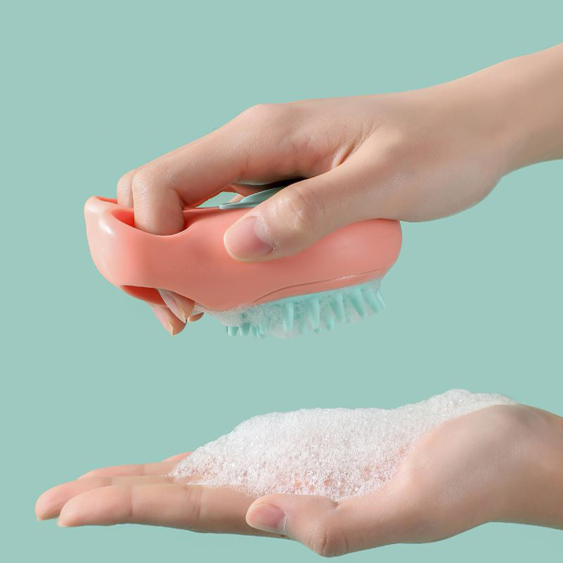 Pet Bath Brush Massage Grooming Cleaning Tool