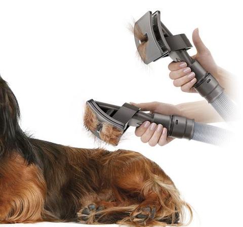 Pet Grooming Vacuum Attachment Hair Removal Brush Tool