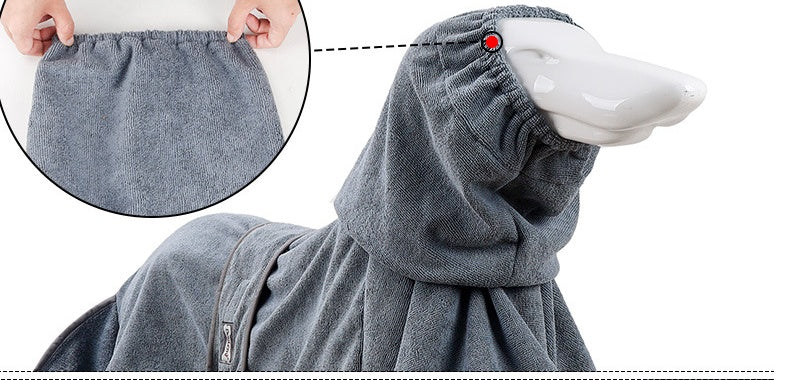 Pet Cotton Bathrobe Highly Absorbent Drying Towel