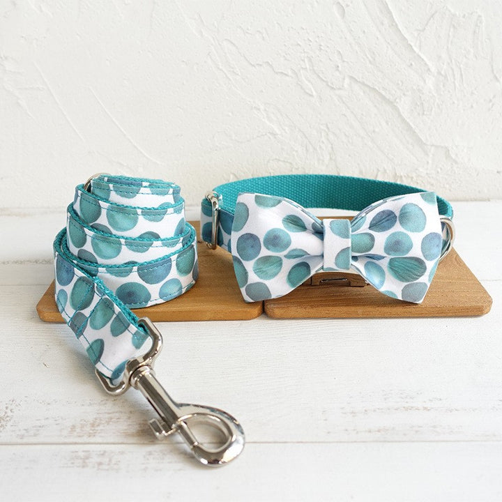 Decorative Pet Leash With Hoop And Bow Tie Charm