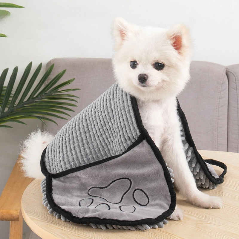 Ultra Absorbent Microfiber Pet Bath Towel Quick Dry Cloth