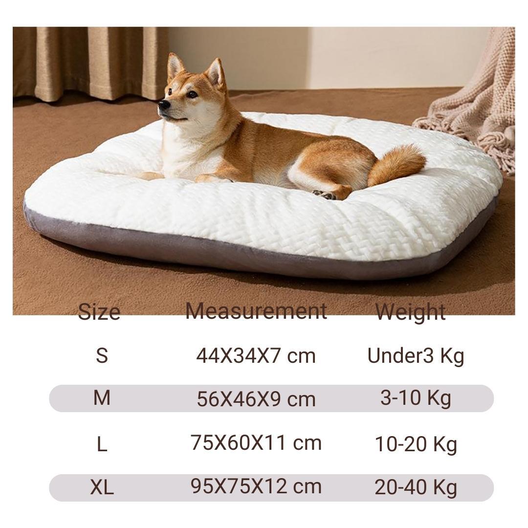 Oval Shape Washable Large Pet Cushion Bed For Crates