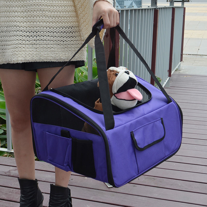 Portable Pet Backpack Diaper Style Travel Carry Bag