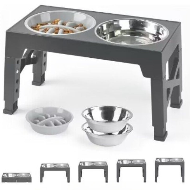 Elevated Neck Support Anti Tumble Pet Feeding Bowl