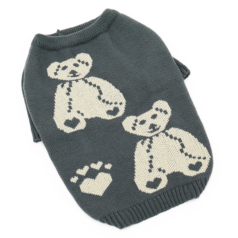 Pet Winter Thick Sweater Warm Large Size Clothing