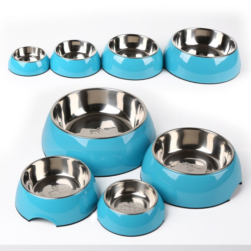 Pet Stainless Steel Melamine Feeding Bowl Tableware