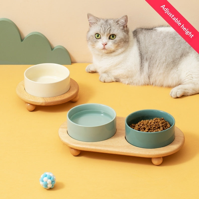 Ceramic Pet Food Bowl Feeding Supplies