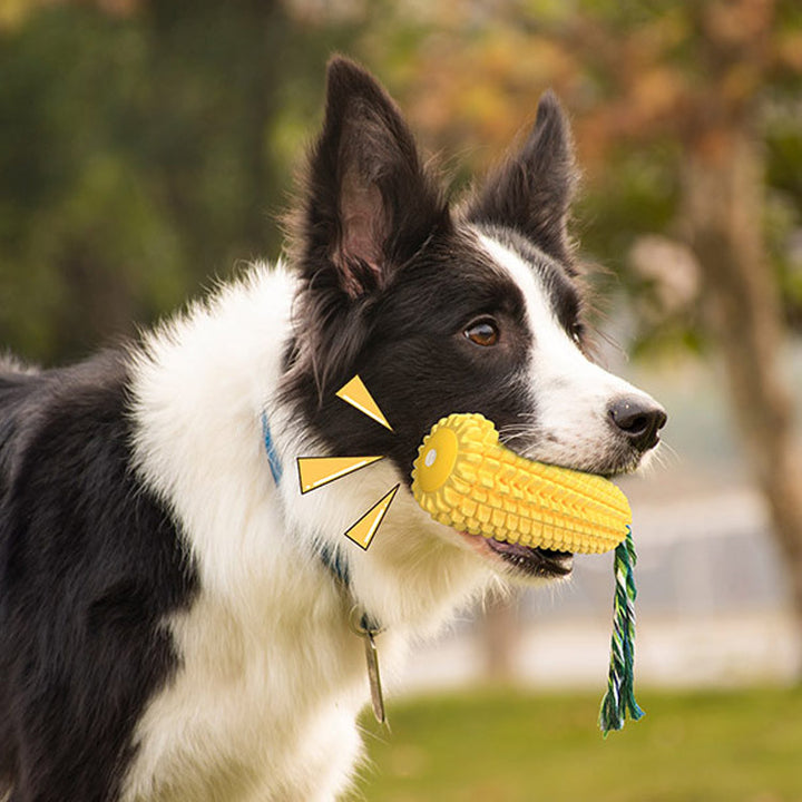 Pet Simulation Corn Chew Bite-Resistant Squeaky Toy