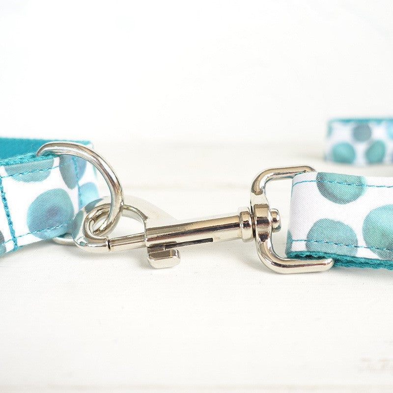 Decorative Pet Leash With Hoop And Bow Tie Charm
