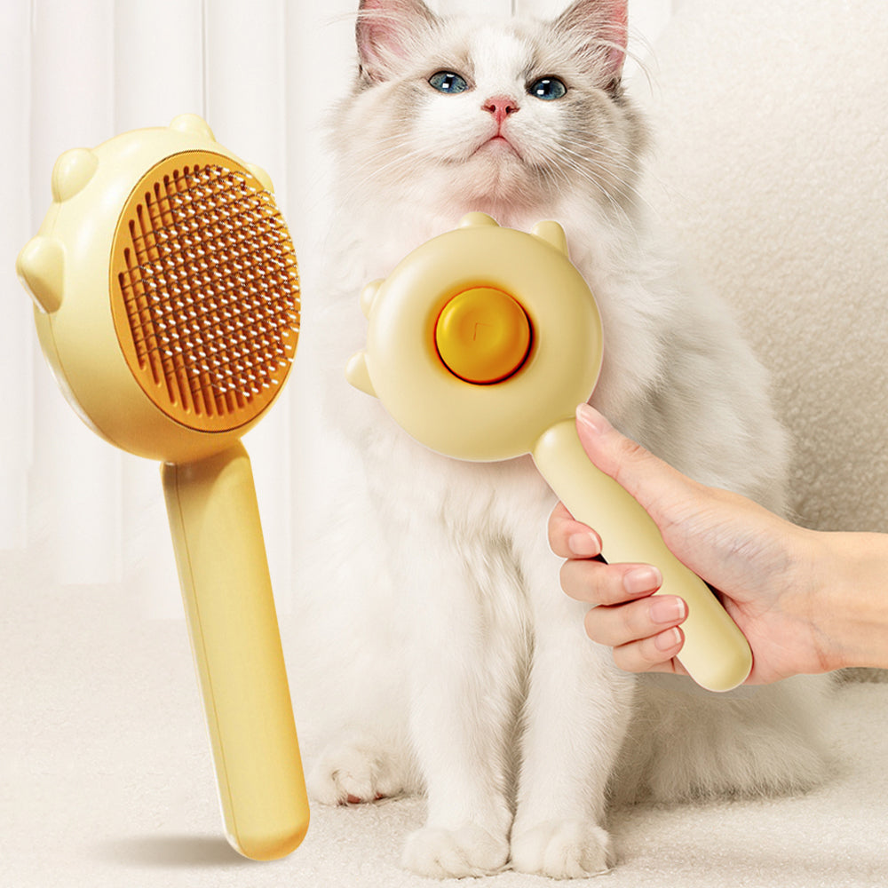 Pet Massage Grooming Comb Hair Removal Cleaning Tool
