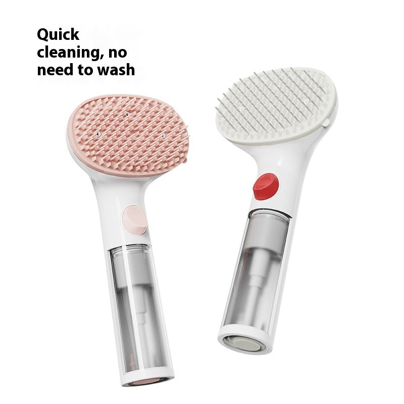 3 In 1 Pet Steam Brush Grooming Hair Removal Tool