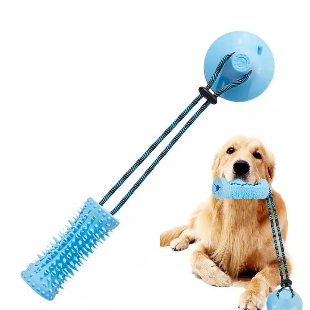 Pet Chew Ball Interactive Puzzle Food Dispenser Tug Toy