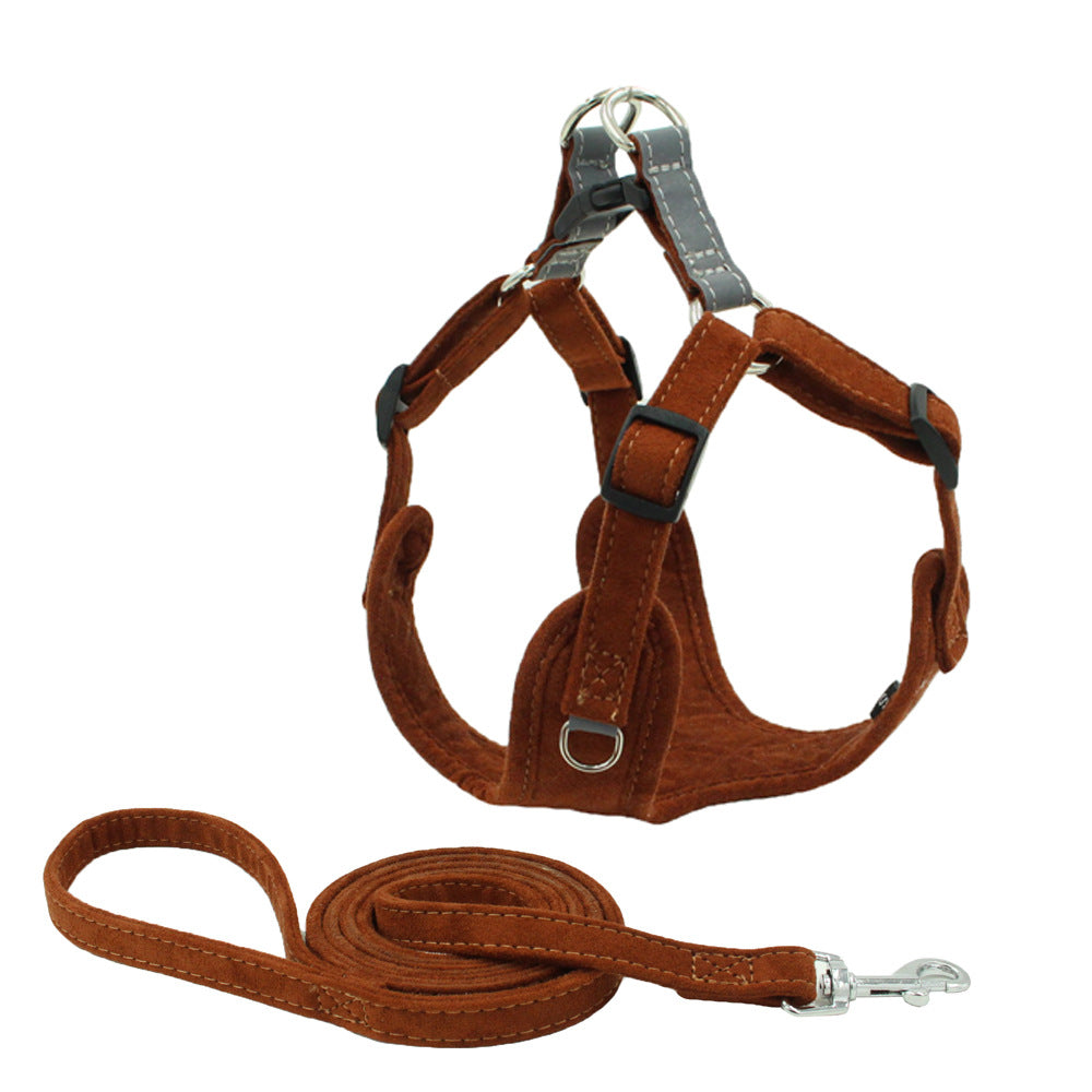 Reflective Breathable Vest Style Pet Rope Leash Safety Harness