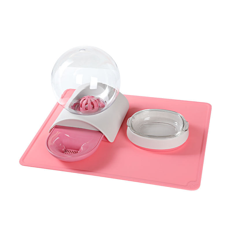 Pet Automatic Feeding Water Dispenser Bowl