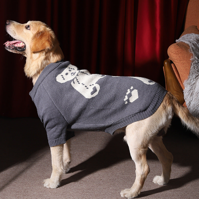 Pet Winter Thick Sweater Warm Large Size Clothing