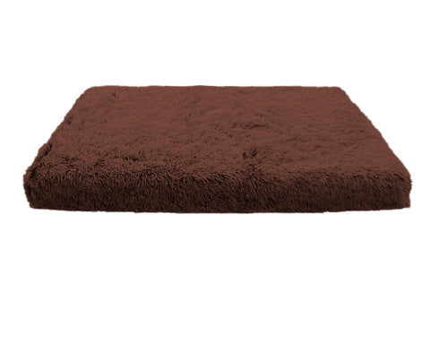 Square Plush Memory Foam Pet Sofa Sleeping Bed
