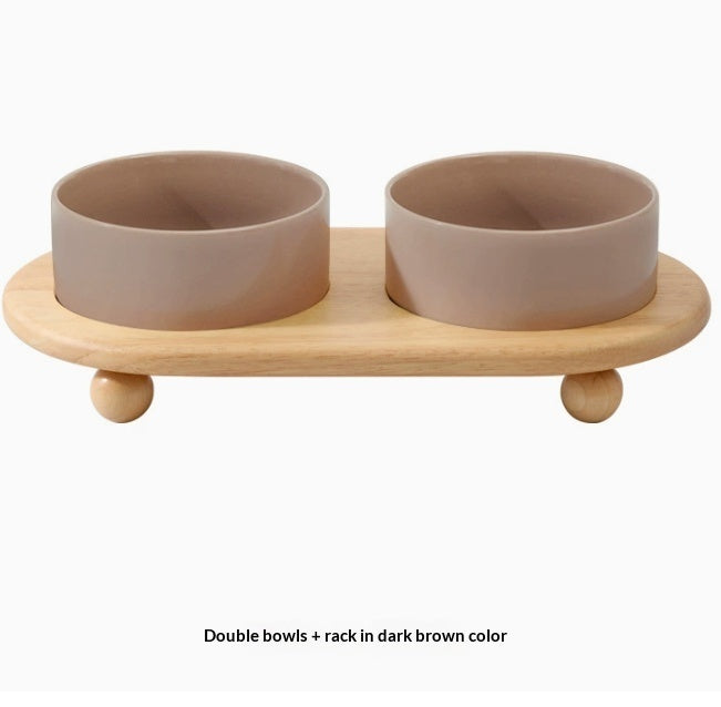 Ceramic Pet Food Bowl Feeding Supplies