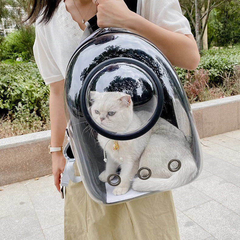Transparent Skylight Breathable Large Capacity Pet Backpack Carrier