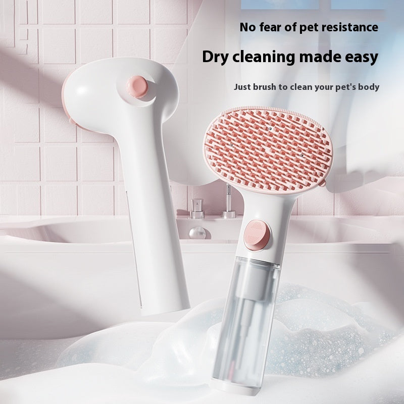 3 In 1 Pet Steam Brush Grooming Hair Removal Tool