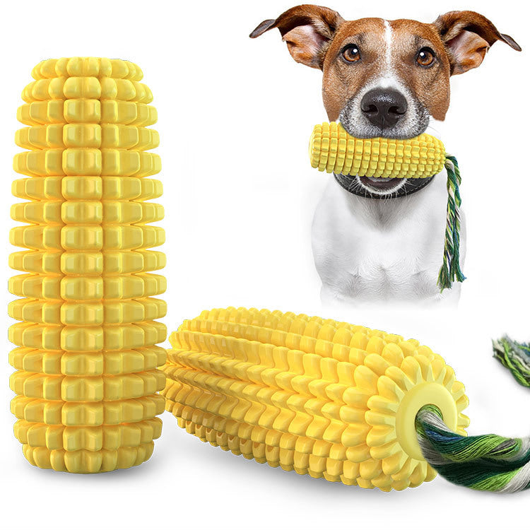 Pet Simulation Corn Chew Bite-Resistant Squeaky Toy