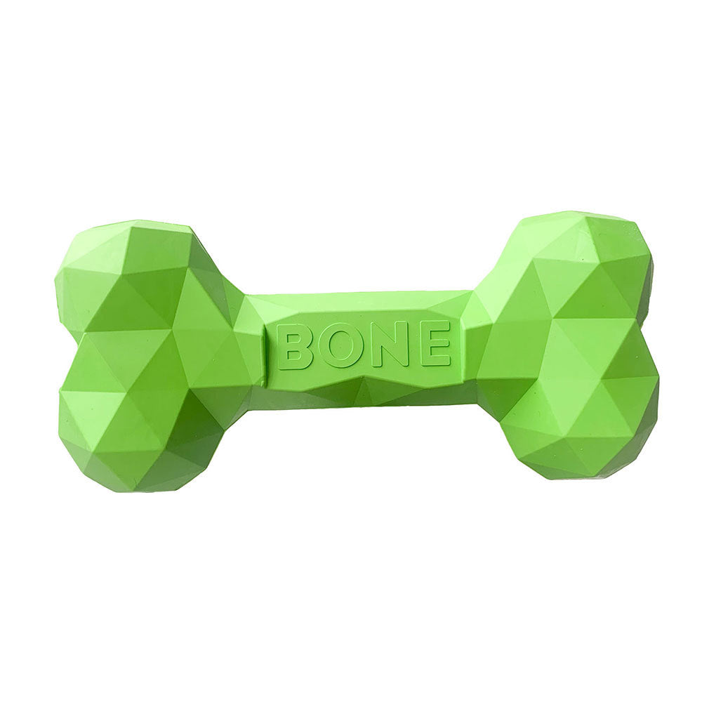 Pet Rubber Bone Chew Bite-Resistant Teeth Cleaning Toy