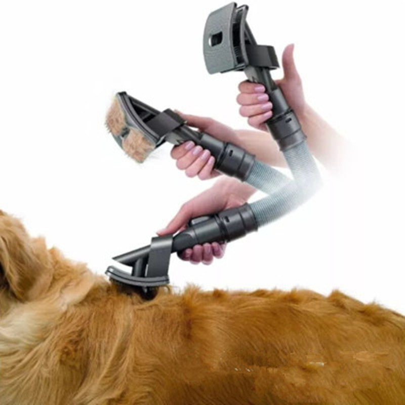 Pet Grooming Vacuum Attachment Hair Removal Brush Tool