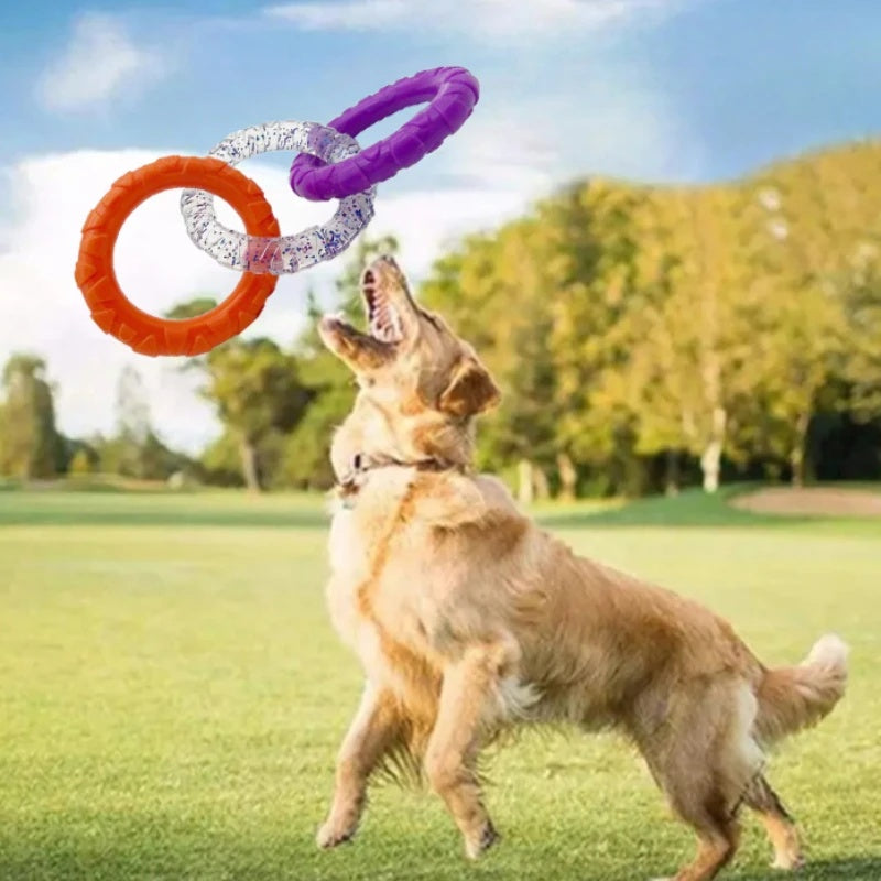 Pet Floating Flying Disc Interactive Training Chew Toy