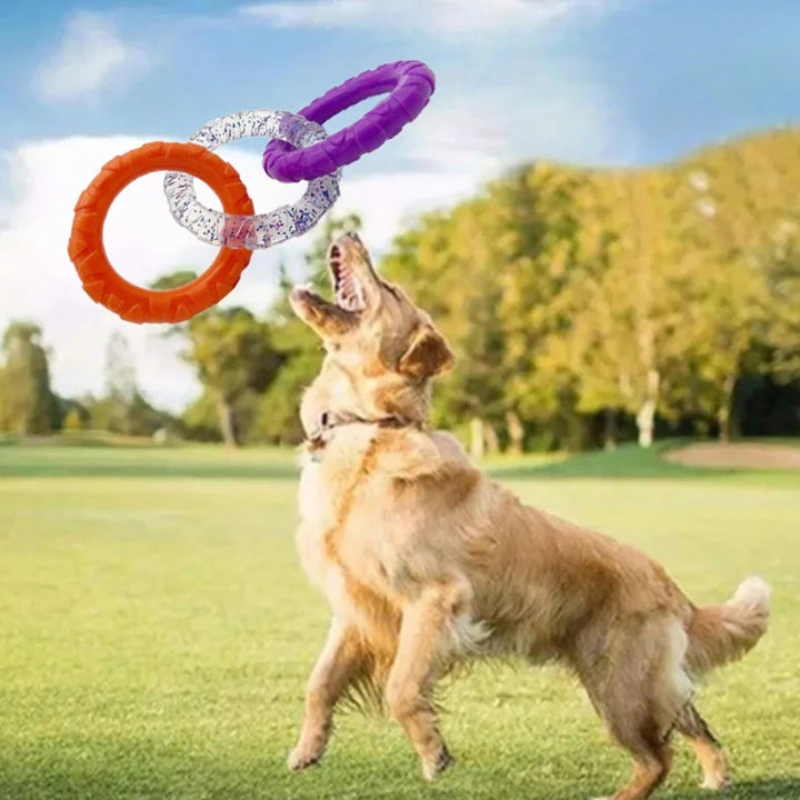 Pet Floating Flying Disc Interactive Training Chew Toy