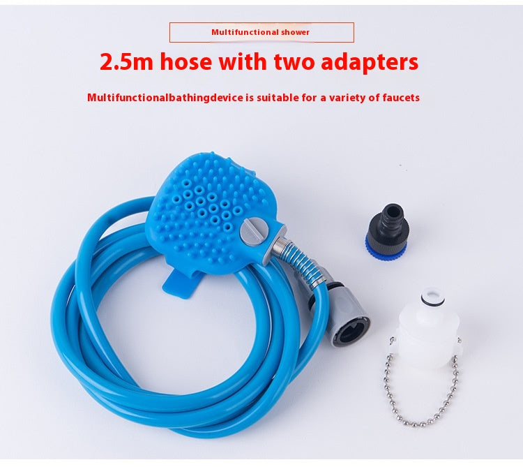Pet Bathing Gloves Silicone Shower Massage Grooming Brush