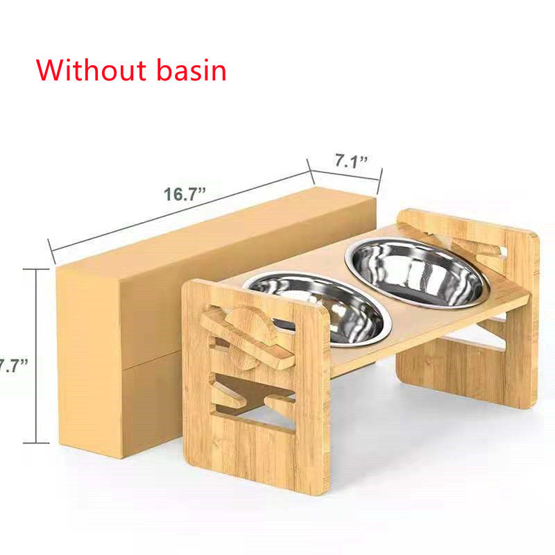 Pet Stainless Steel Double Folding Feeding Bowl