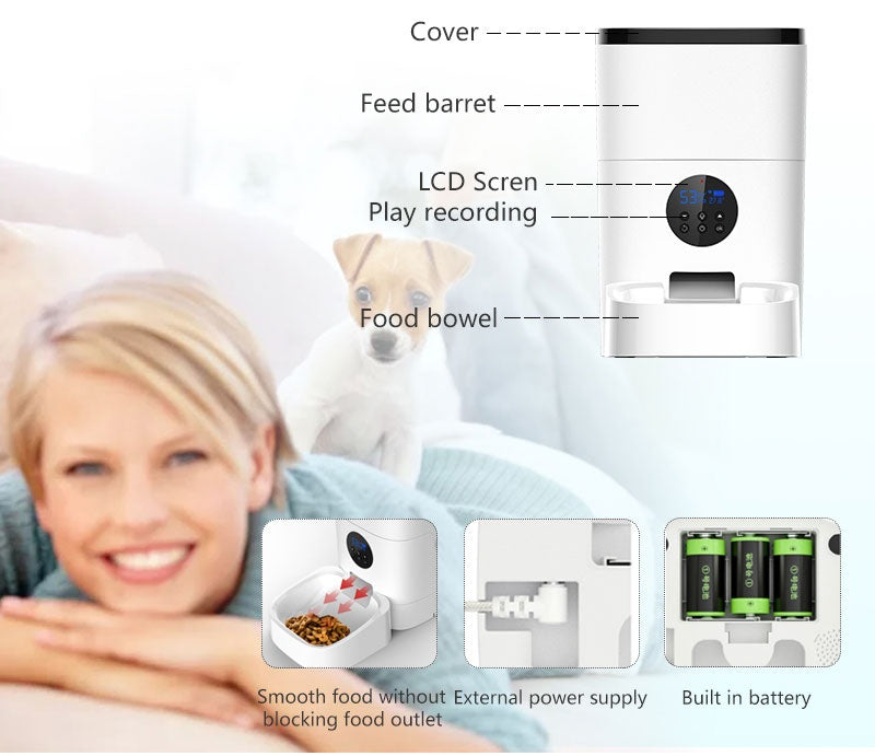 Pet Automatic WiFi Smart Feeding Machine