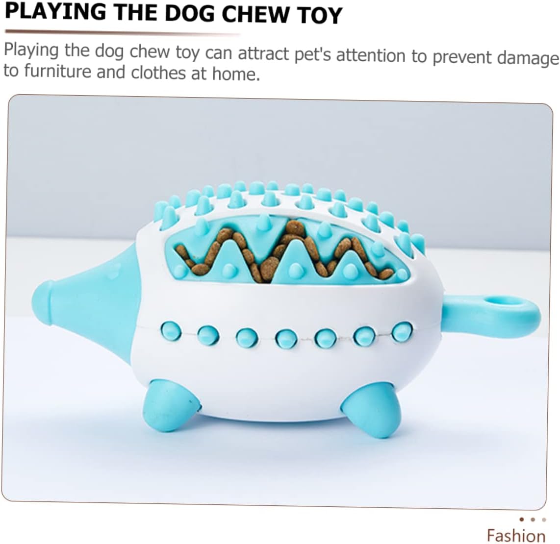 Pet Puzzle Treat Dispensing Squeaky Ball Bite-Resistant Toy