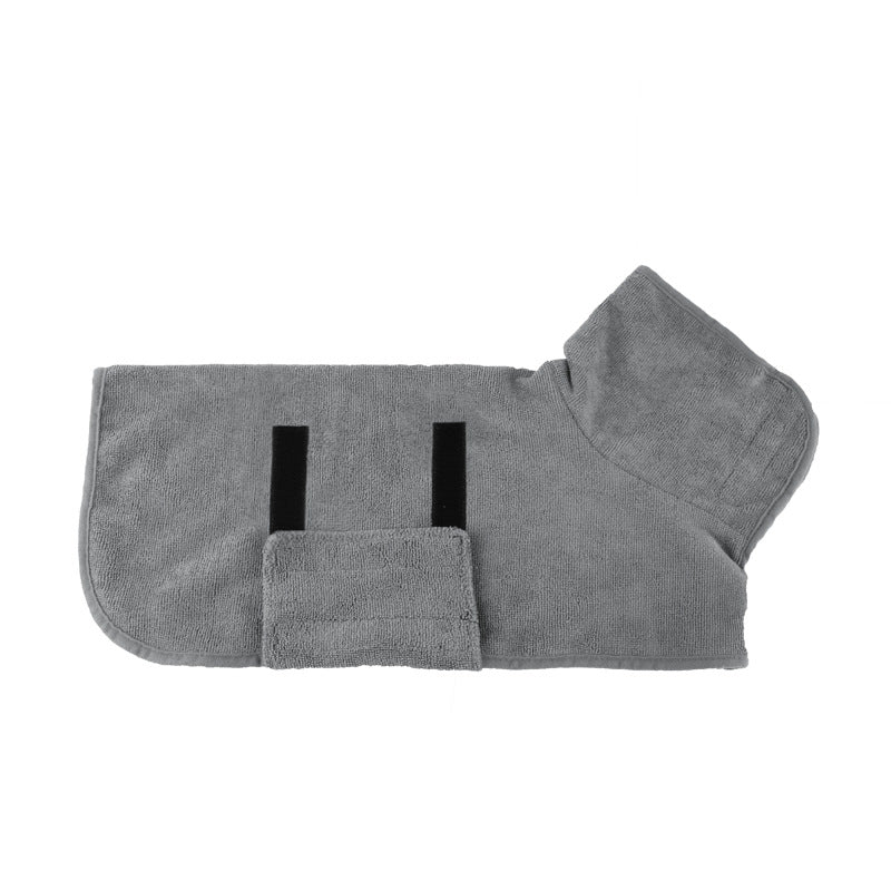 Pet Bathrobe Style Shirt Tucked Waist Comfort Clothing